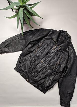 Кожаная куртка union river leather vintage