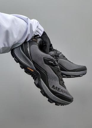 Мужские кроссовки merrell waterproof gore-tex gray6 фото
