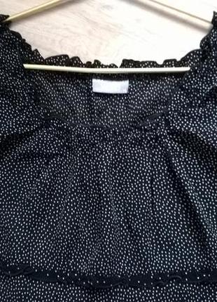 Шикарная блузочка в горошек на 50-54р.6 фото
