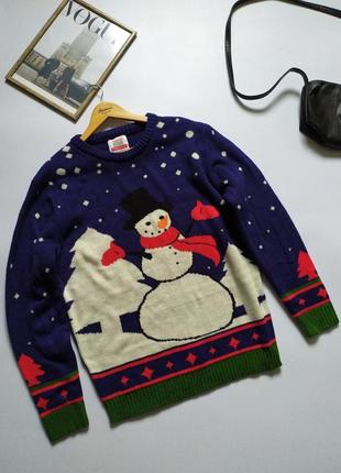 Новогодний свитер l-xl