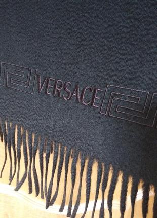Кашеміровий шарф versace 100% кашемір2 фото