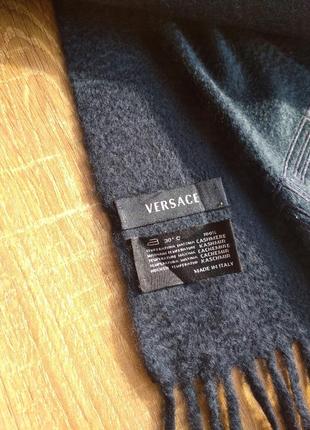 Кашеміровий шарф versace 100% кашемір3 фото