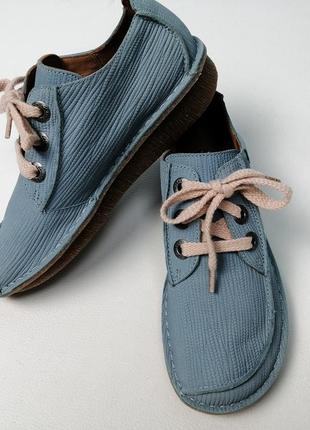 Clarks кожаные новые туфли мокассины funny dream4 фото