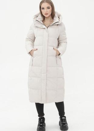 Довге зимове пальто великих розмірів visdeer,ціна + комісія шафи2 фото
