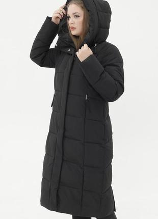 Довге зимове пальто великих розмірів visdeer,ціна + комісія шафи4 фото