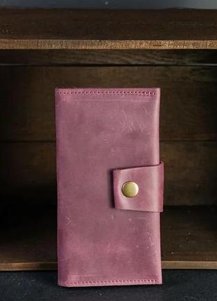 Шкіра. ручна робота. шкіряний коричневий жіночий гаманець, портмоне, клатч