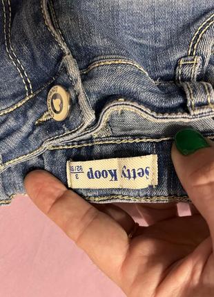 Укороченные джинсы на девочку setty koop на 3 -4 года 92 -98 см3 фото