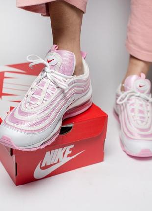 Шикарні жіночі кросівки nike air max 97 рожевого кольору (весна-літо-осінь)😍7 фото