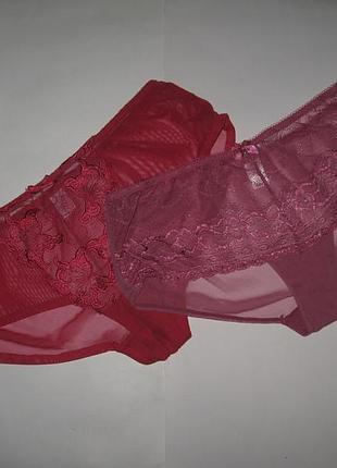 14 л 42 tu комплект очаровательных полу прозрачных трусиков с вышивкой