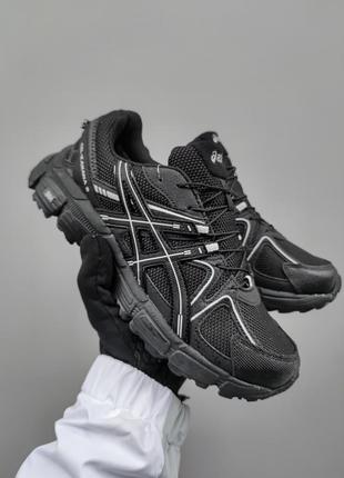 Зимові чоловічі кросівки asics gel-kahana 8 gore-tex black/white