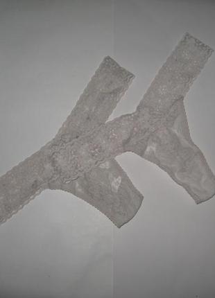 10-12 secret комплект изысканные кружевные трусики стринги