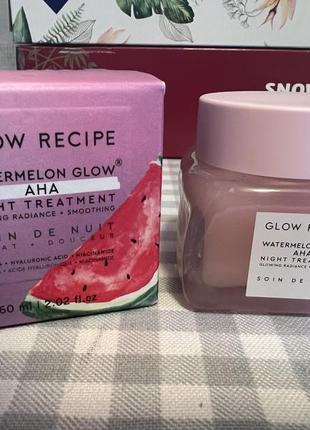 Glow recipe — watermelon glow aha night treatment, 60мл3 фото