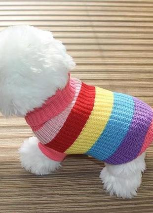 Одежда для собаки свитер теплый