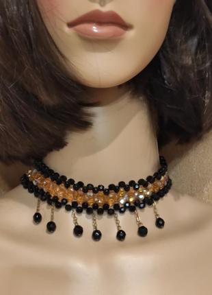 Бусы чокер,винтаж,чехословакия,vintage stories