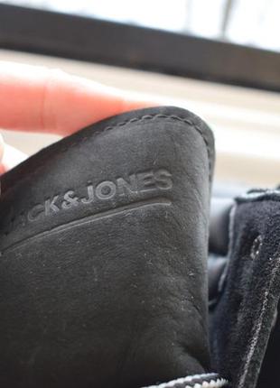 Шкіряні утеплені черевики напівчоботи jack& jones р. 46 30 см2 фото