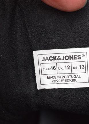 Кожаные утепленные ботинки полусапоги jack&jones р. 46 30 см5 фото