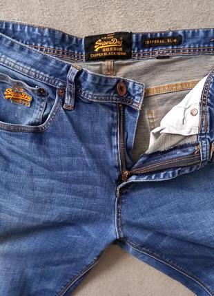 Брендовые джинсы superdry.4 фото