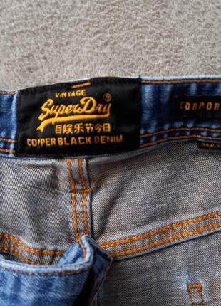 Брендовые джинсы superdry.5 фото