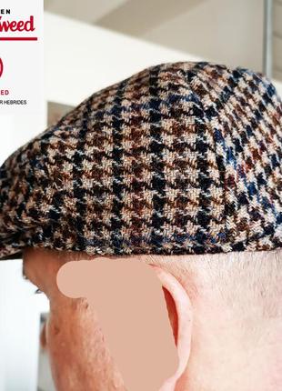 Кепка harris tweed оригинал. англия. не носилась, не одевалась 100% шерсть. шапка. фуражка7 фото