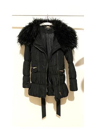 Eur 38-40-42 куртка-косуха теплая зимняя женская с большим меховым воротником5 фото