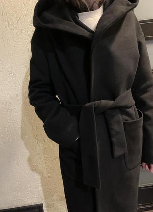 Пальто сорное с капюшоном новое5 фото