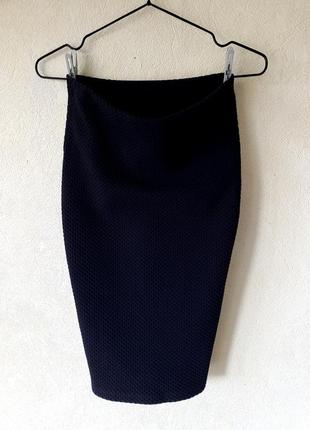 Текстурированная миди юбка карандаш на комфортной талии tu4 фото