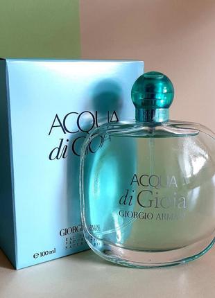 Acqua di gioia giorgio armani женский парфюм духи аква ди джоя армани