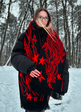 Зимовий шарф, y2k, streetwear5 фото