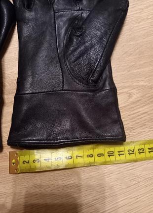 Мужские, кожаные перчатки, thinsulate, размер s-m.5 фото