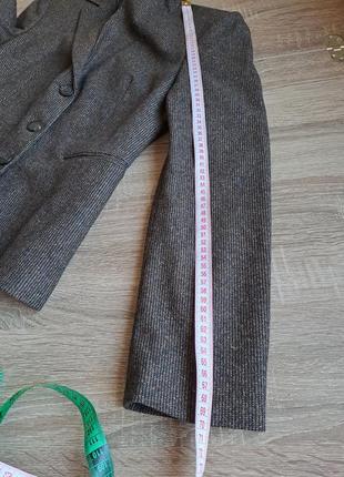 Шерстяной винтажный пиджак4 фото