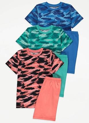 Піжами із камуфляжним принтом brushstroke george 6877