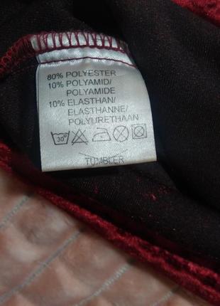 Нарядная вишневая кофточка из бархата