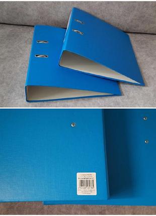 Папка-реєстратор (2шт) а4 master donau 7см, односторонній світло-синій