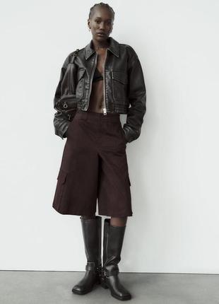 Zara куртка бомбер<unk> женская куртка zara6 фото