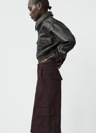 Zara куртка бомбер<unk> женская куртка zara5 фото