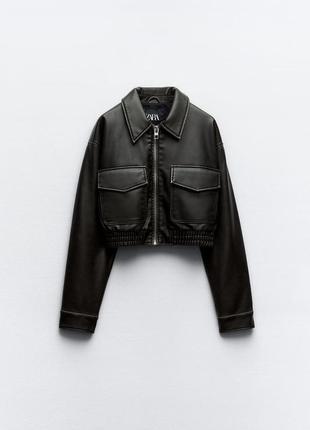 Zara куртка бомбер<unk> женская куртка zara7 фото