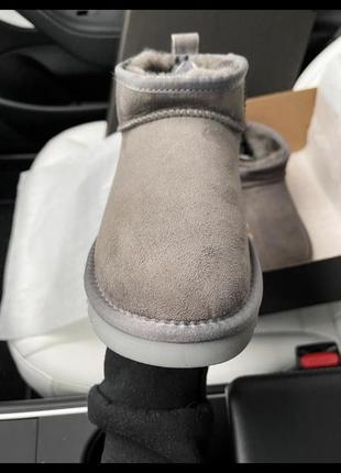 Ugg ultra mini grey5 фото