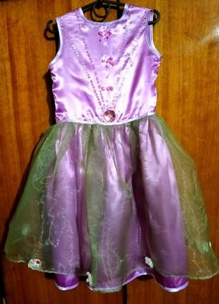 Платье для детского праздника на девочку 5 -8 лет, ростом 110 - 128 см.
