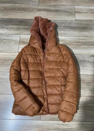 Курточка зимняя на две стороны