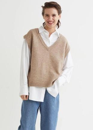 Жилетка оверсайз h&m
