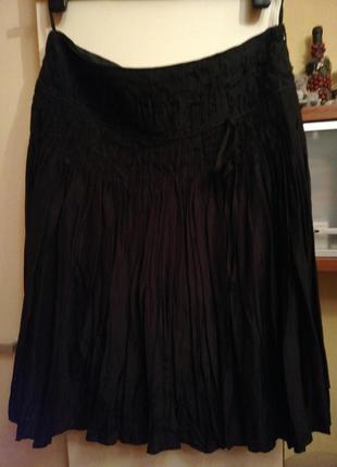Супер стильна шовкова спідниця