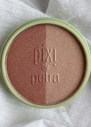 Румяна+хайлайтер pixi blush duo (peach honey) 4.5 g2 фото