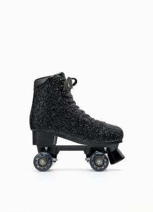 Роликовые коньки roller skates rhinestone zara3 фото