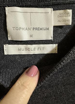 Джемпер topman premium из натуральной шерсти 2