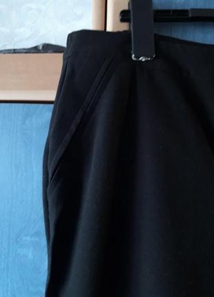 Плотные, зауженные к низу, стрейчевые брюки, 56-58, полиэстер, вискоза, эластан, magi fit4 фото