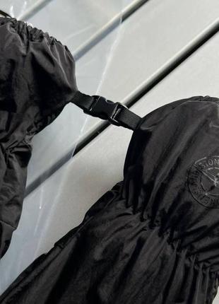 Перчатки зимние stone island рефлективные9 фото