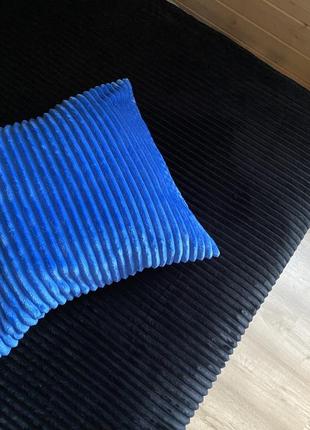 Подушка синя 50х50 см8 фото