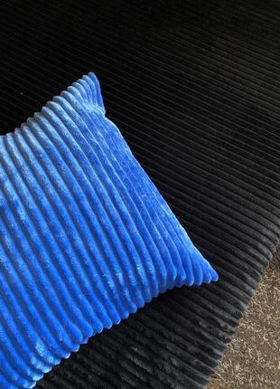 Подушка синя 50х50 см6 фото