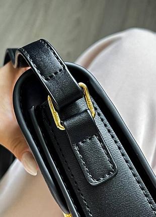 Чорна шкіряна сумка celine5 фото