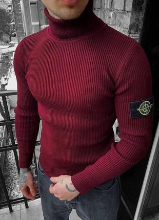 Светр stone island red